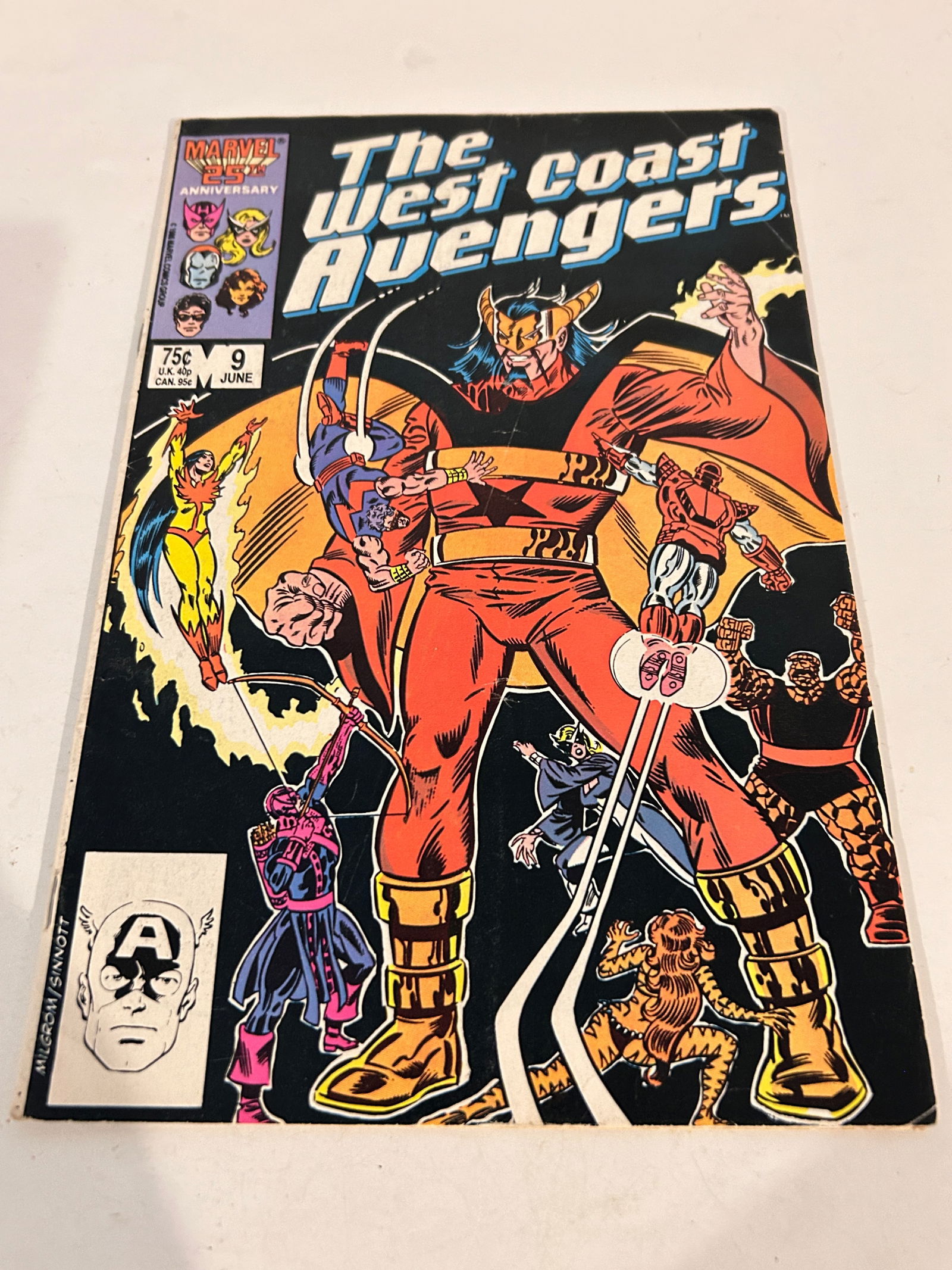 Vintage Comic Book West Coast Avengers # 9 (1 of 2)