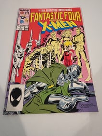 Vintage Comic Book Fantastic Four vs X-Men # 4