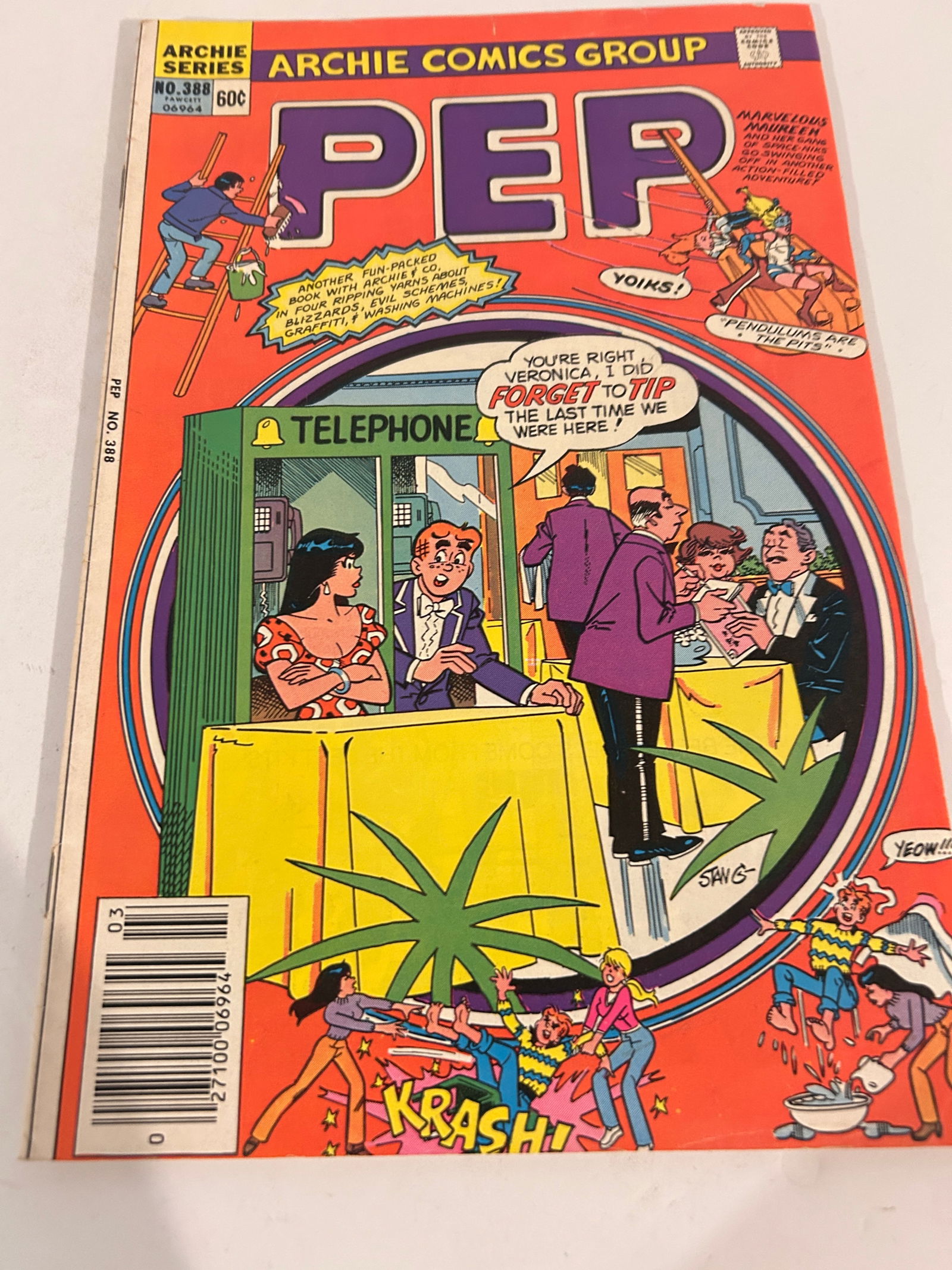 Vintage Comic Book PEP # 388: Vintage Comic Book PEP # 388 Please view all photos as they are part of the description and condition of this Item, Feel free to contact me with questions or picture requests! Used Item AS IS