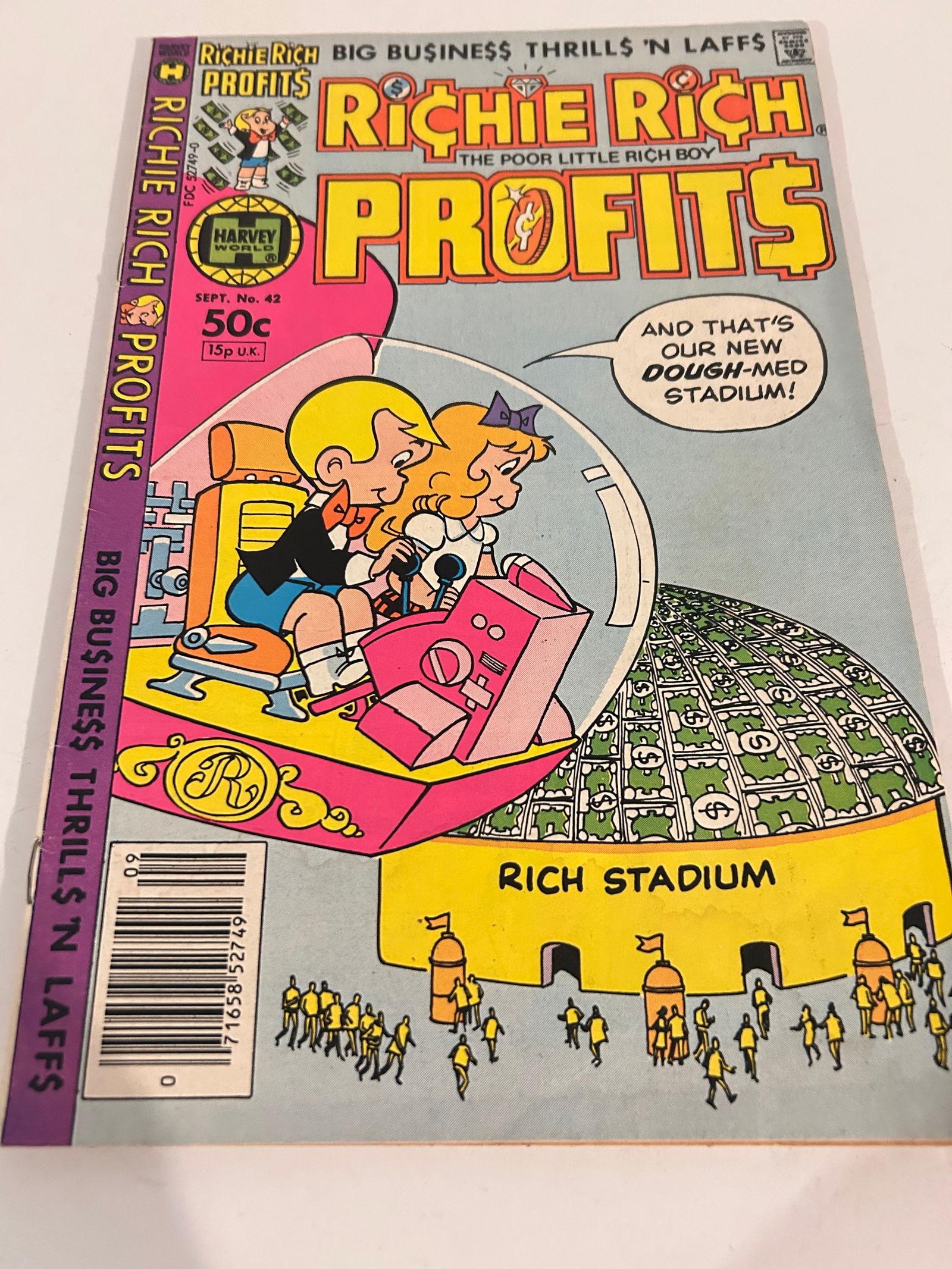 Vintage Comic Book Richie Rich Profits # 42: Vintage Comic Book Richie Rich Profits # 42 Please view all photos as they are part of the description and condition of this Item, Feel free to contact me with questions or picture requests! Used Item