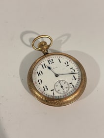 Vintage Elgin Gold Filled Pocket Watch Running good