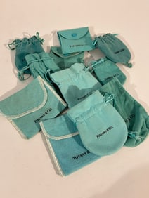 Vintage Lot of 11 Tiffany & Company pouches