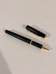 Pentel Excalibur RX15 Black and Gold Ballpoint Pen