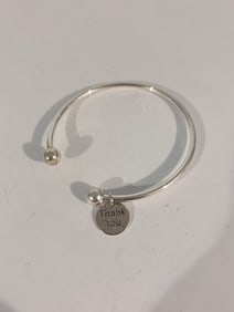 Vintage Thank You Bracelet 7"