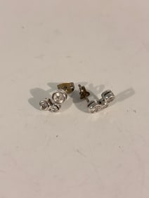 Vintage Sterling Silver post Earrings
