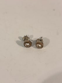 Vintage Sterling Silver post Earrings
