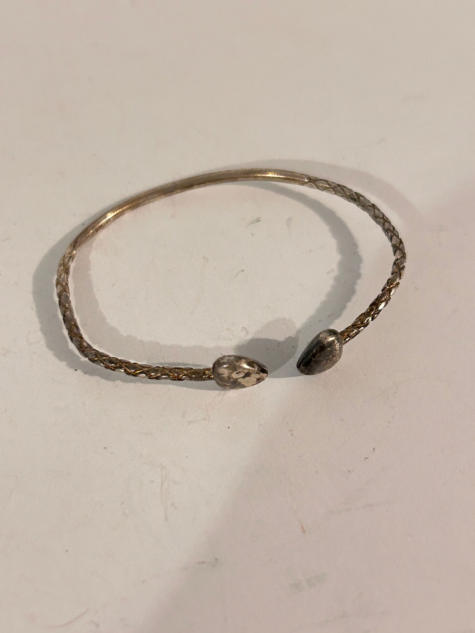 Vintage Sterling Silver childs Bracelet 3" (1 of 4)