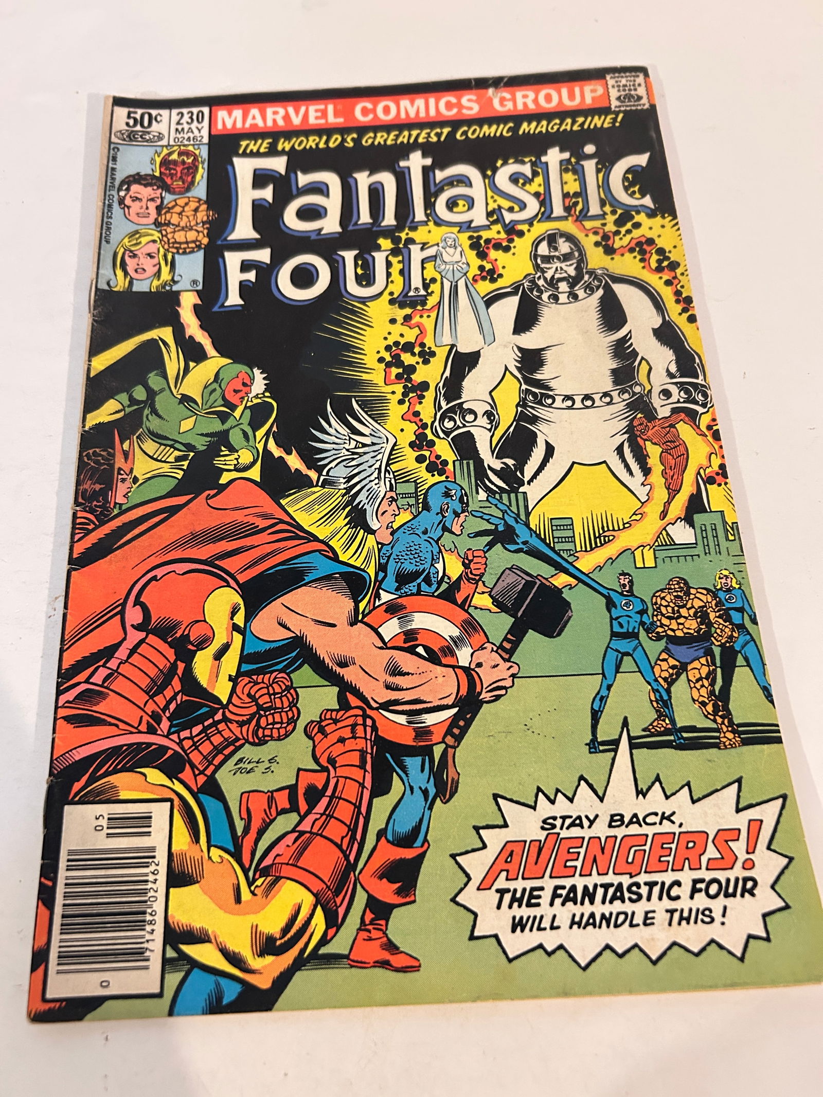 Vintage Comic Book Fantastic Four # 230: Vintage Comic Book Fantastic Four # 230 Please view all photos as they are part of the description and condition of this Item, Feel free to contact me with questions or picture requests! Used Item AS