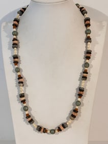 Vintage Goldfilled beaded Necklace 36"