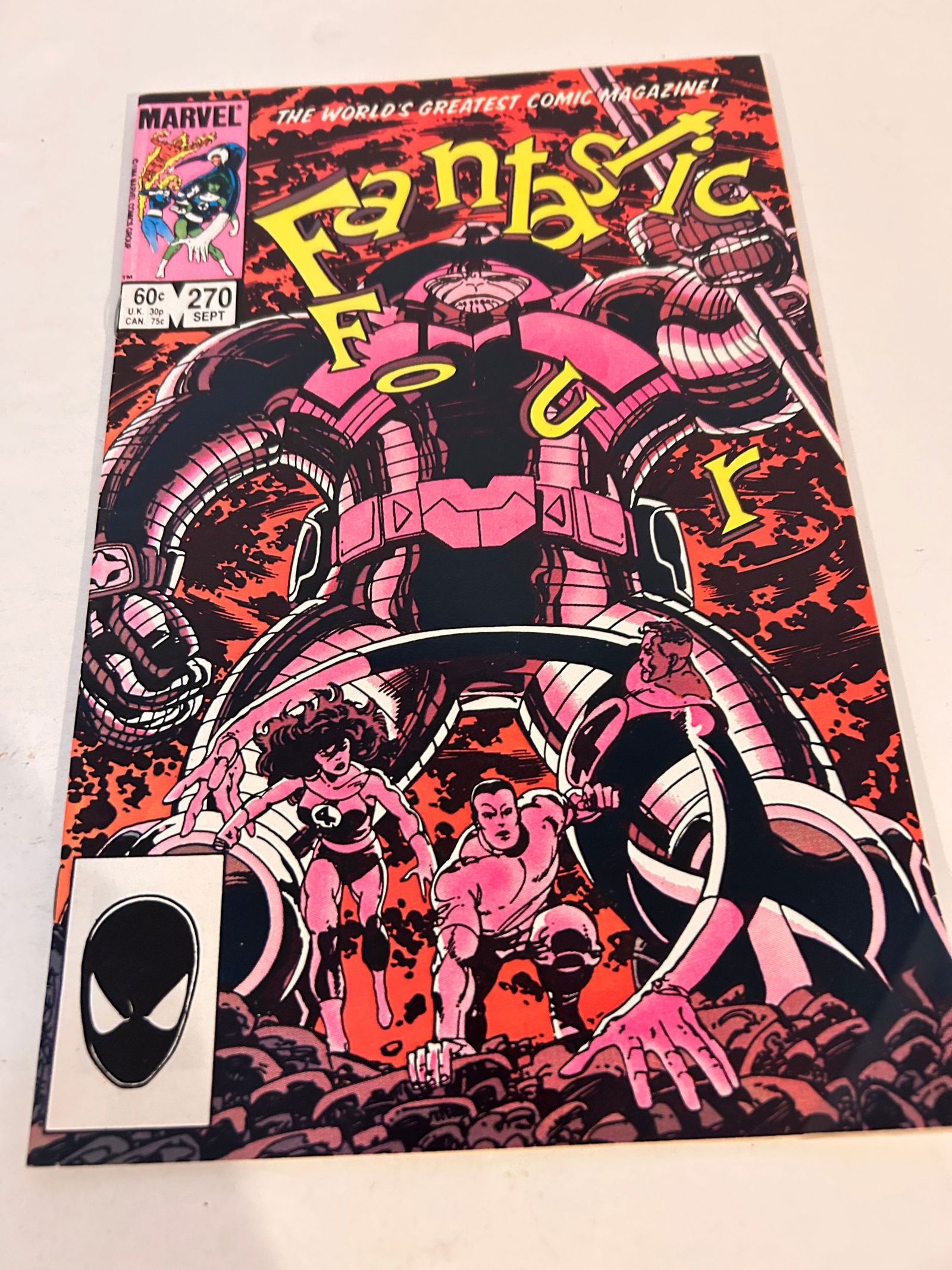 Vintage Comic Book Fantastic Four # 270: Vintage Comic Book Fantastic Four # 270 Please view all photos as they are part of the description and condition of this Item, Feel free to contact me with questions or picture requests! Used Item AS