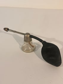 Vintage 1930s DeVilbiss Clear Glass Atomizer Perfume Bottle Unique