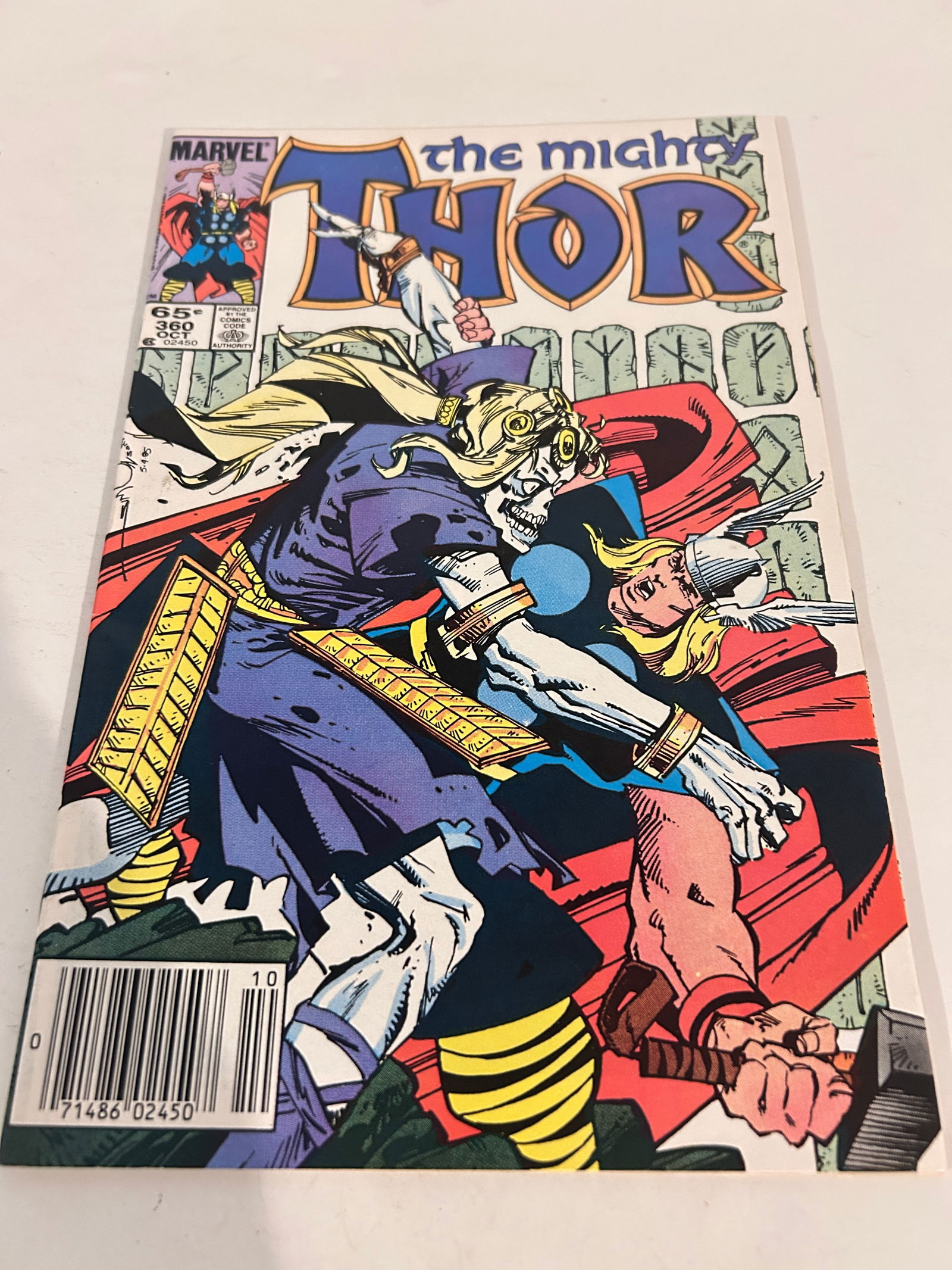 Vintage Comic Book The Mighty Thor # 360: Vintage Comic Book The Mighty Thor # 360 Please view all photos as they are part of the description and condition of this Item, Feel free to contact me with questions or picture requests! Used Item AS
