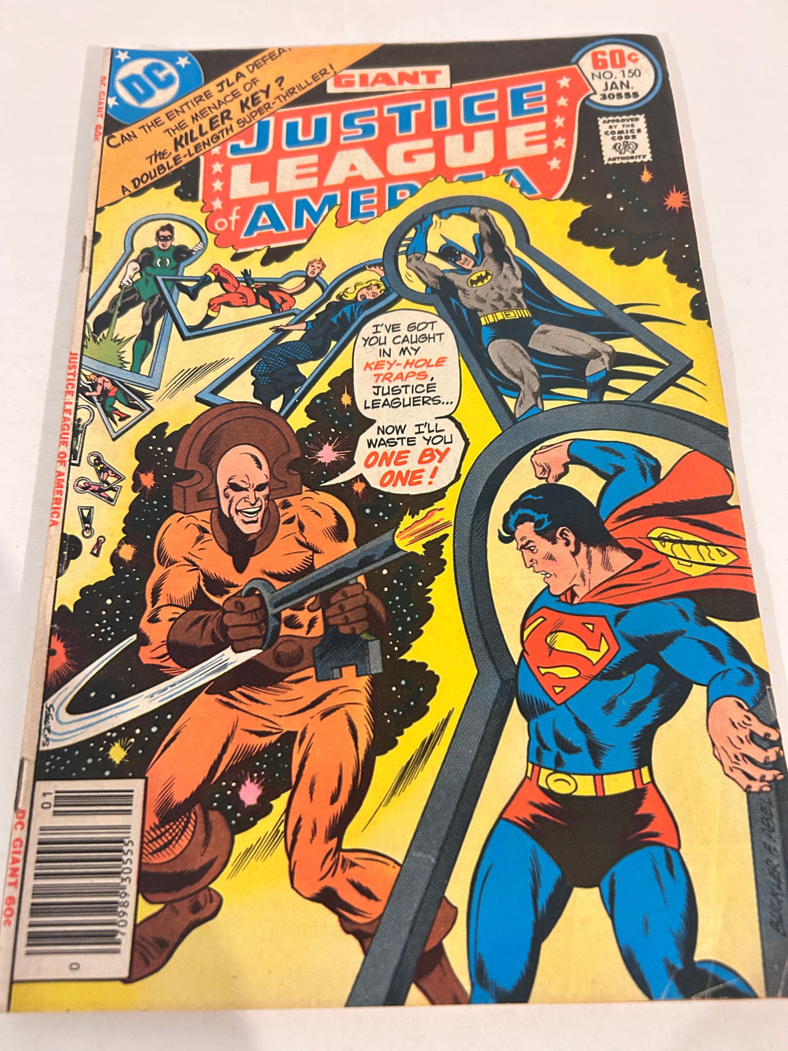 Vintage Comic Book Justice League of America Giant # 150: Vintage Comic Book Justice League of America Giant # 150 Please view all photos as they are part of the description and condition of this Item, Feel free to contact me with questions or picture reques
