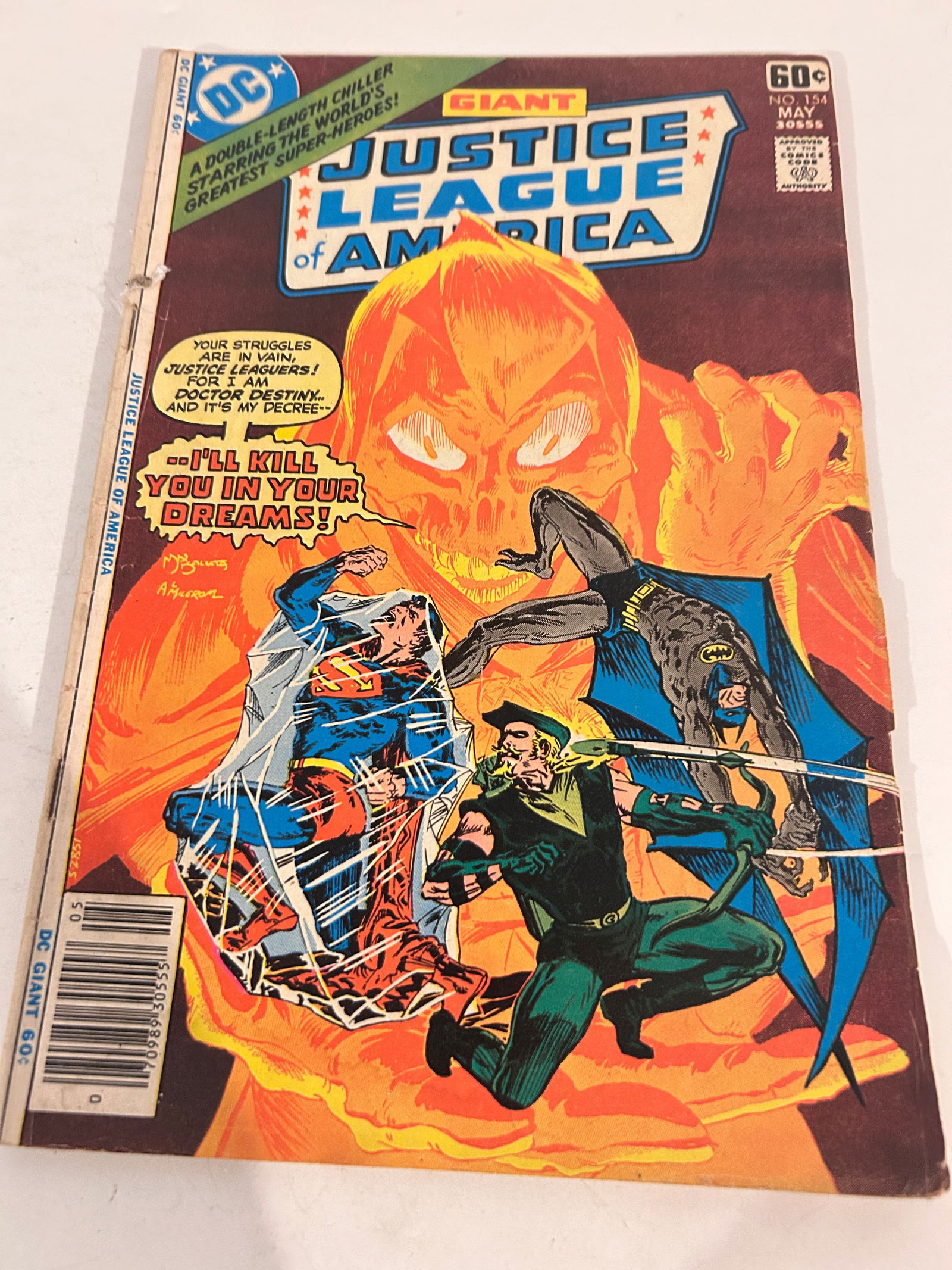 Vintage Comic Book Justice League of America Giant # 154 (1 of 2)