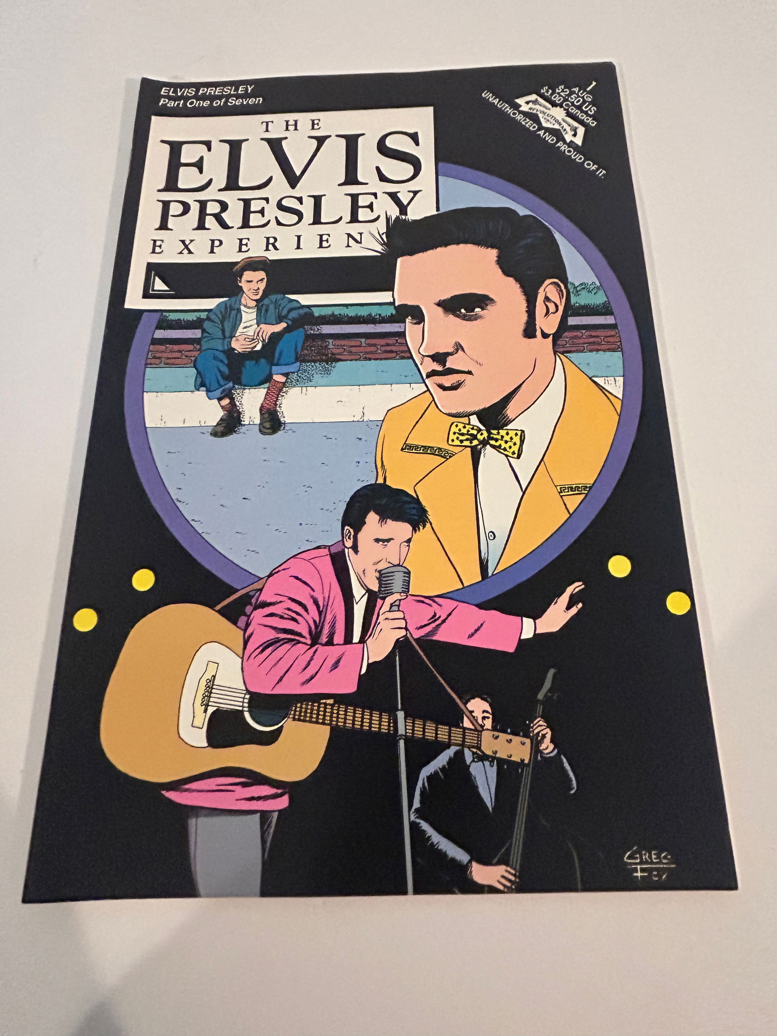 Vintage Comic Book Elvis # 1 (1 of 2)