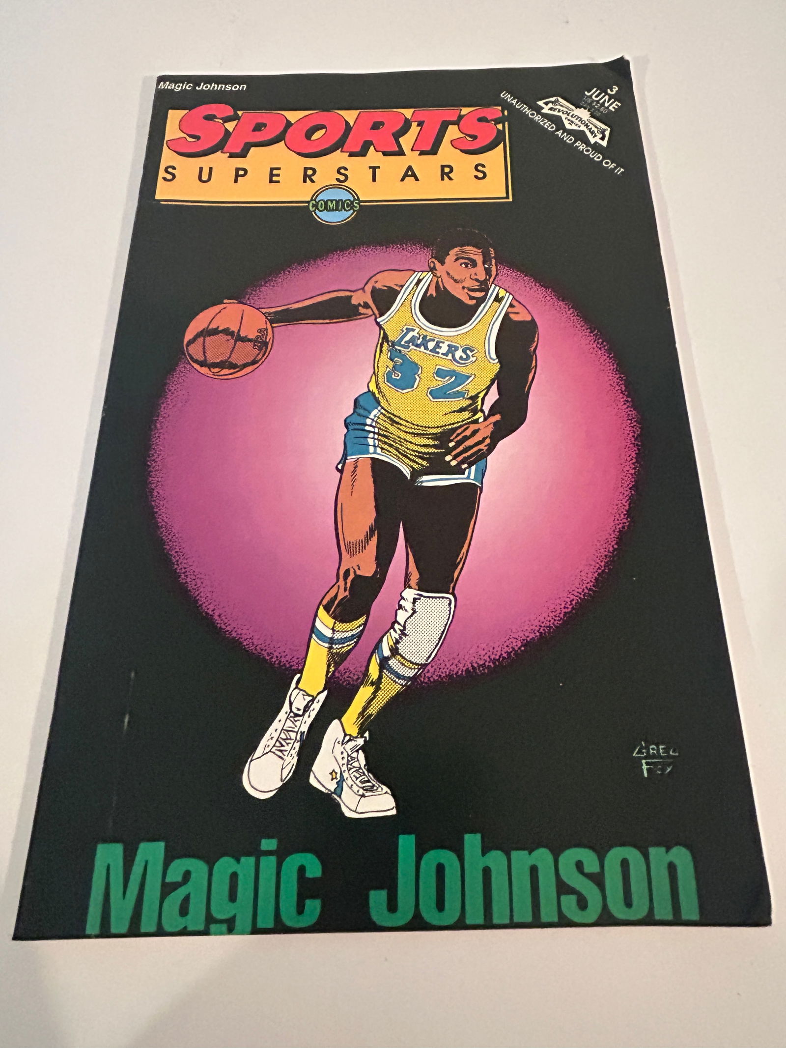 Vintage Comic Book Magic Johnson # 3 (1 of 2)