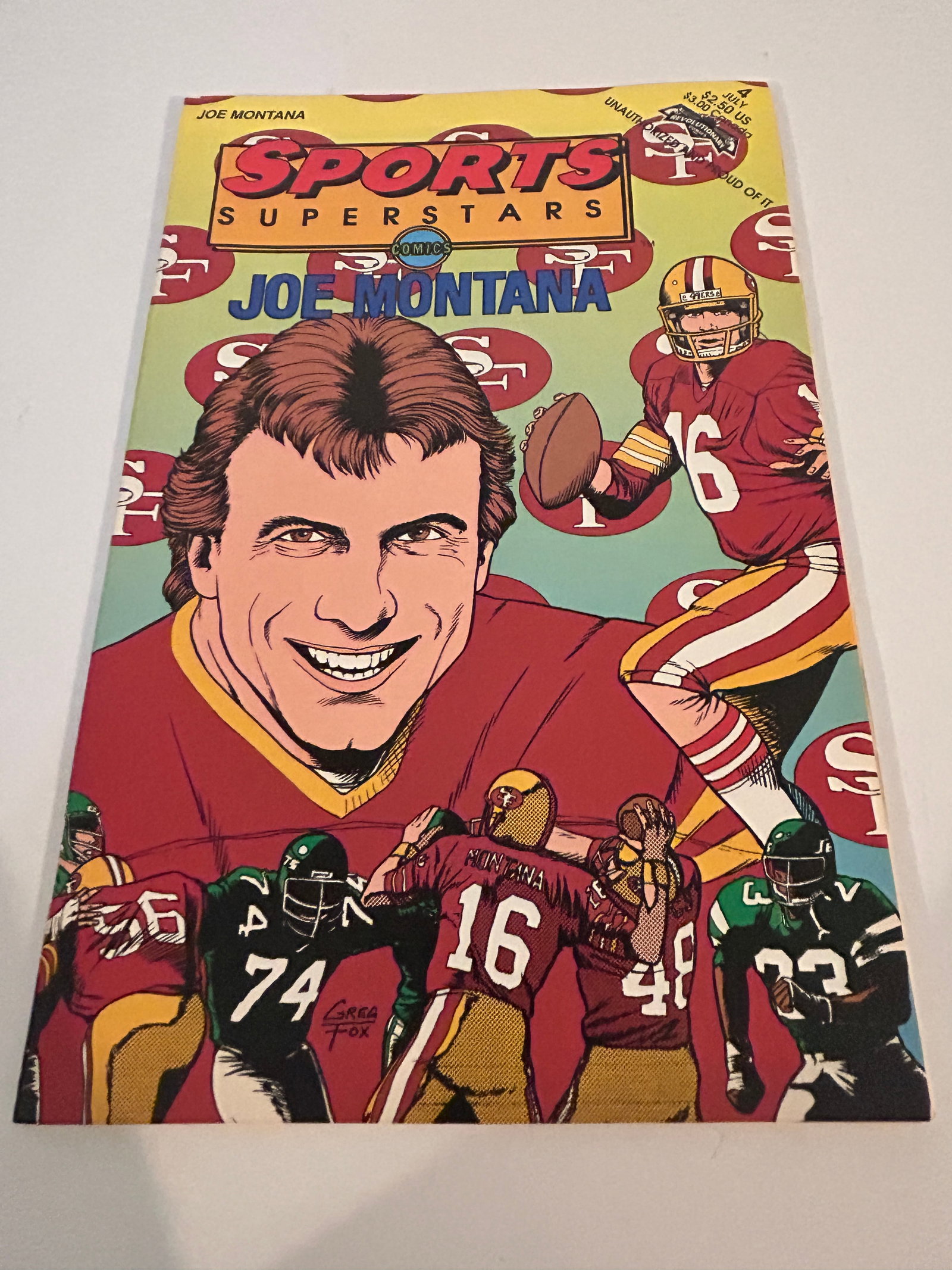 Vintage Comic Book Joe Montana # 4: Vintage Comic Book Joe Montana # 4 Please view all photos as they are part of the description and condition of this Item, Feel free to contact me with questions or picture requests! Used Item AS IS