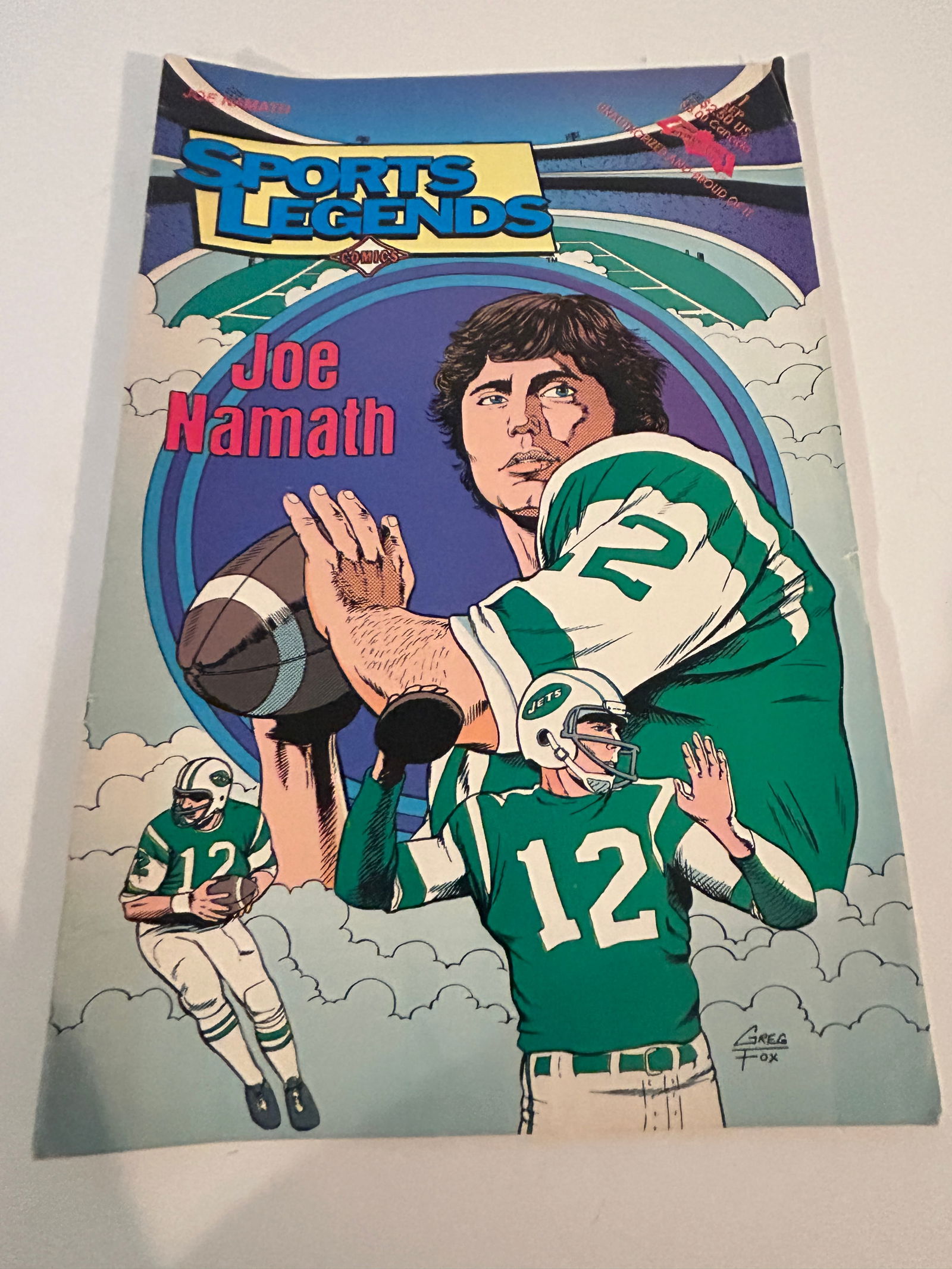 Vintage Comic Book Joe Namath # 1 (1 of 2)