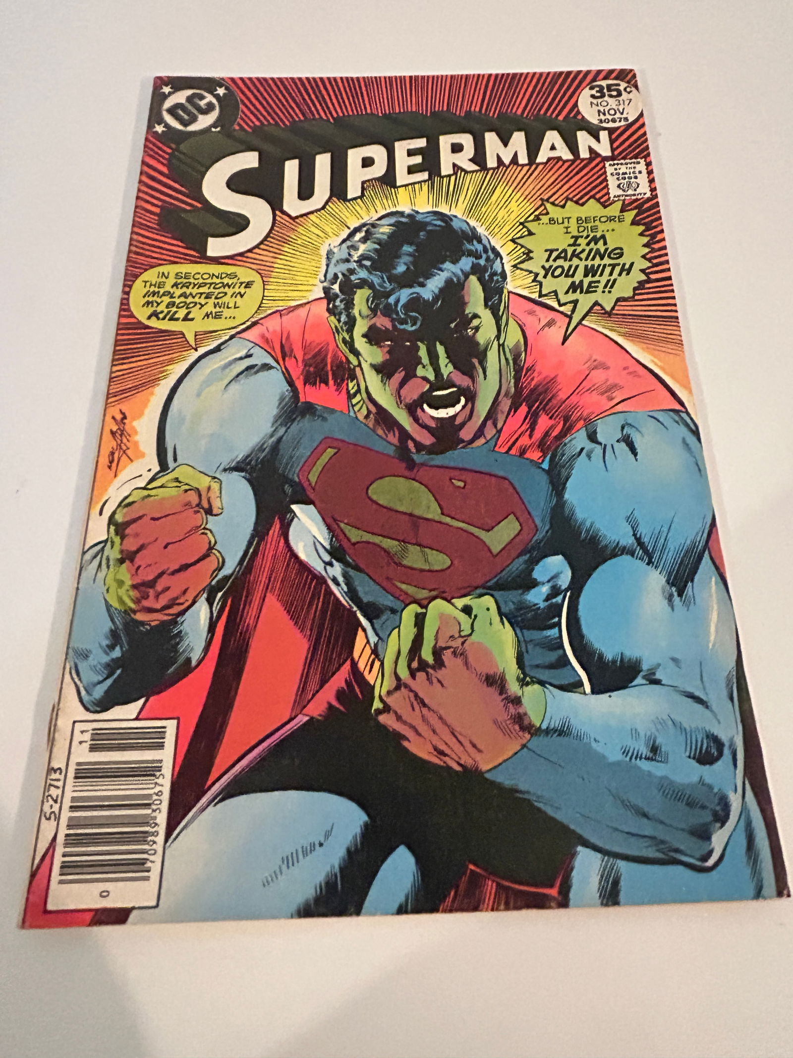 Vintage Comic Book Superman # 317 (1 of 2)