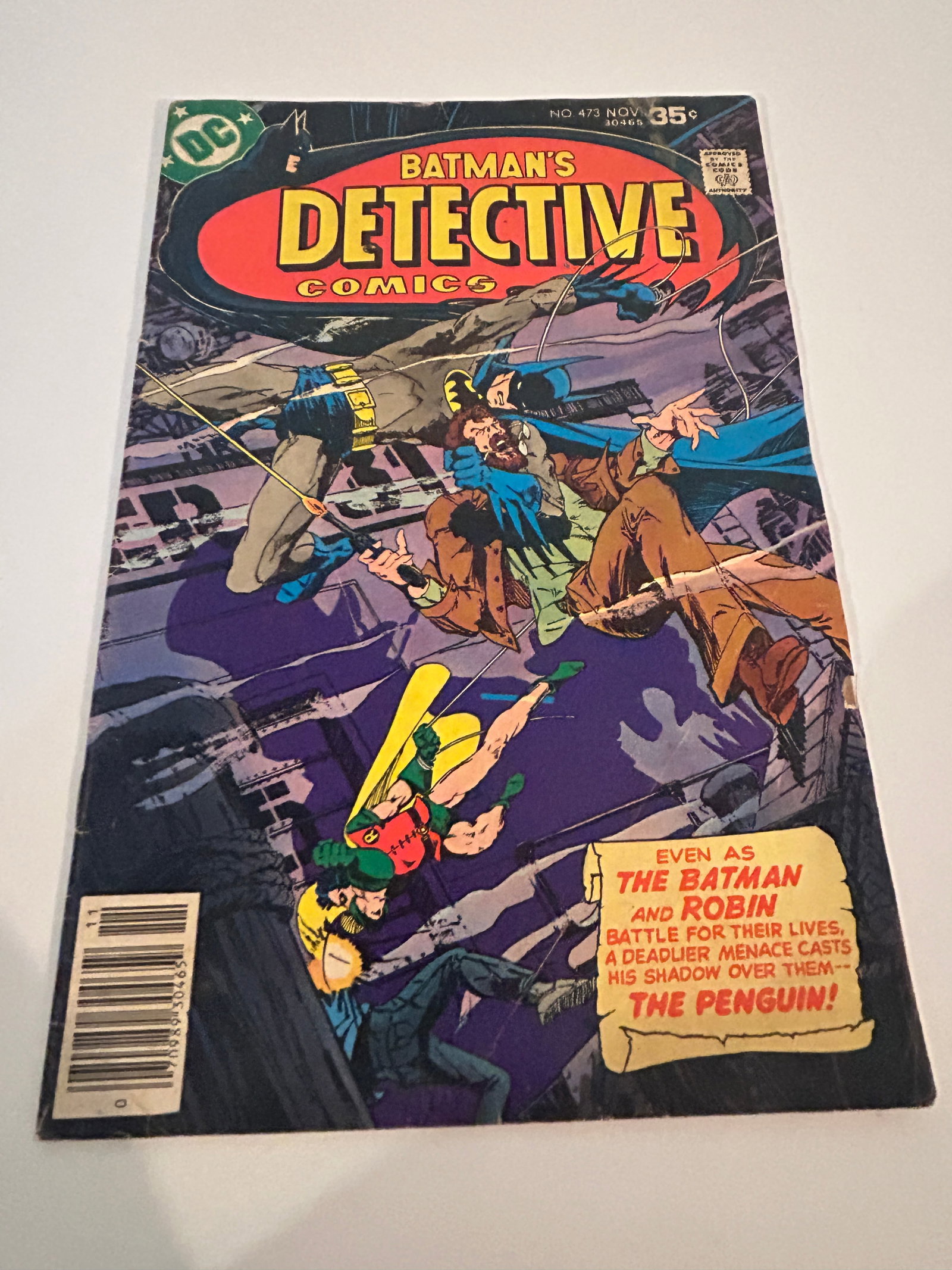 Vintage Comic Book Batmans Detective # 473: Vintage Comic Book Batmans Detective # 473 Please view all photos as they are part of the description and condition of this Item, Feel free to contact me with questions or picture requests! Used Item 