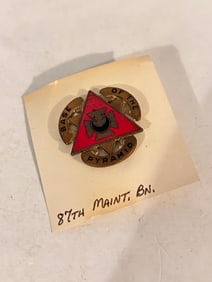 87th Support Battalion E-23 Unit Crest, DI, DUI