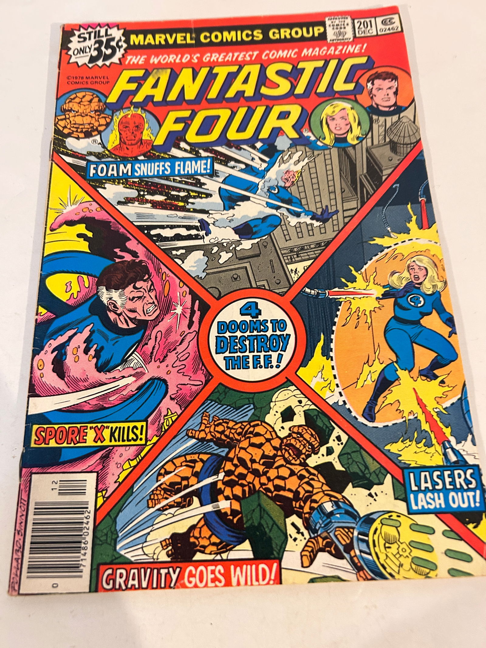 Vintage Comic Book Fantastic Four # 201: Vintage Comic Book Fantastic Four # 201 Please view all photos as they are part of the description and condition of this Item, Feel free to contact me with questions or picture requests! Used Item AS