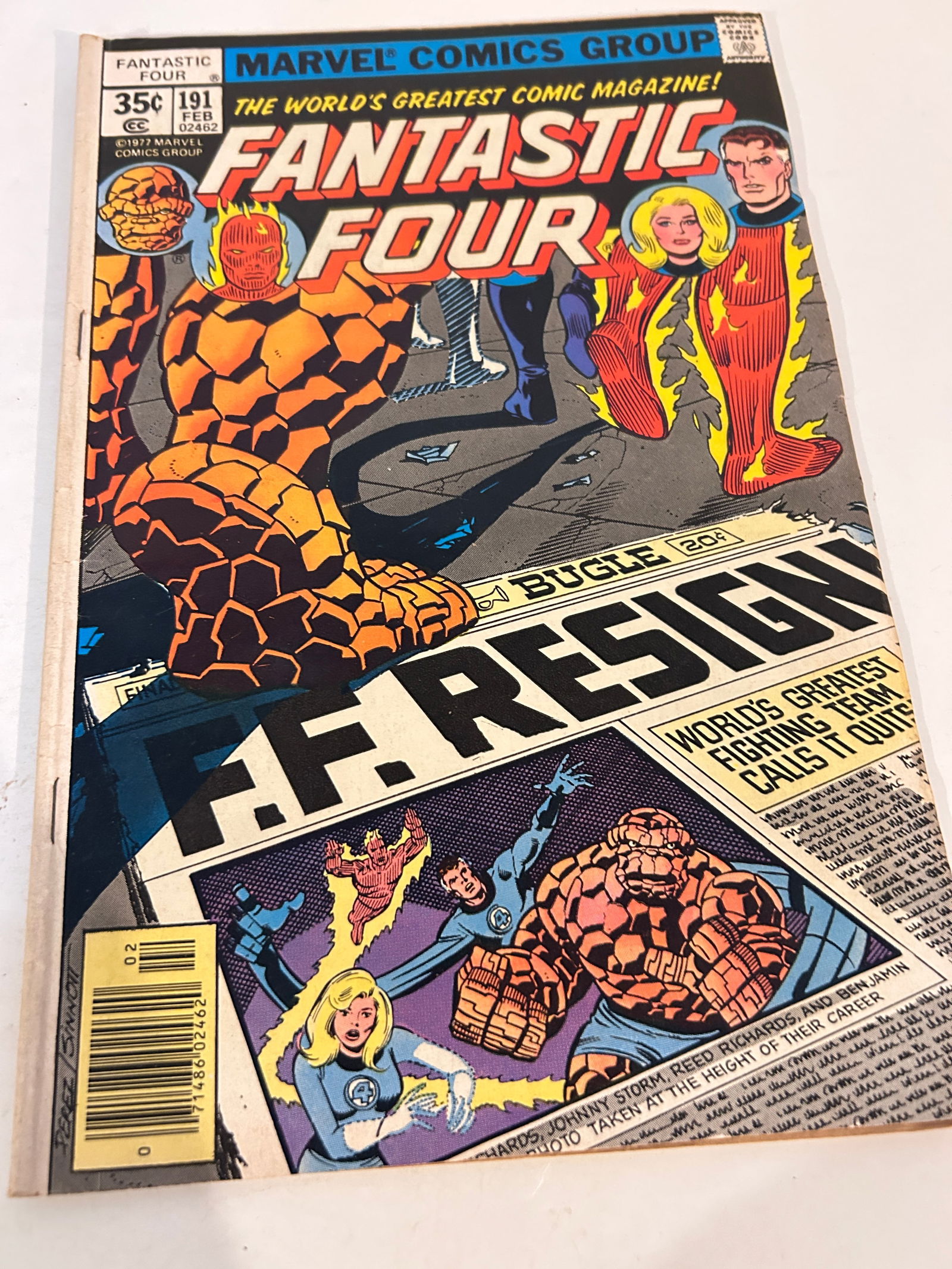 Vintage Comic Book Fantastic Four # 191: Vintage Comic Book Fantastic Four # 191 Please view all photos as they are part of the description and condition of this Item, Feel free to contact me with questions or picture requests! Used Item AS