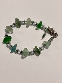 Vintage Swarovski Crystal Sterling Silver Bracelet 8"