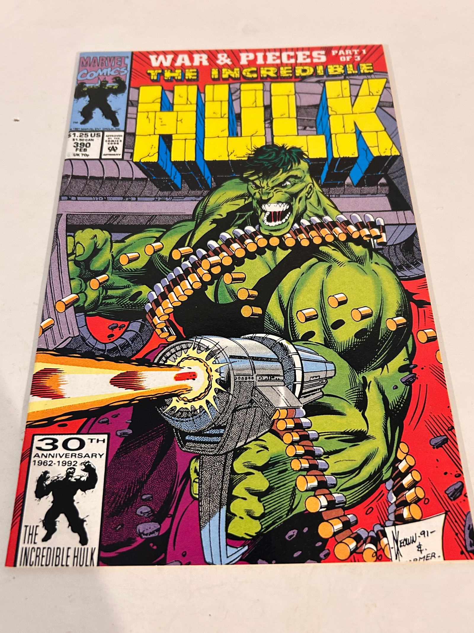 Vintage Comic Book Incredible Hulk # 390: Vintage Comic Book Incredible Hulk # 390 Please view all photos as they are part of the description and condition of this Item, Feel free to contact me with questions or picture requests! Used Item AS