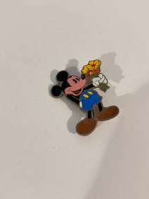 Vintage Gold tone Mickey Mouse Brooch