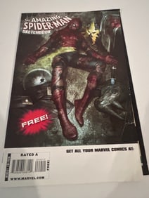 Vintage Comic Book the Amazing SpiderMan # Sketchbook