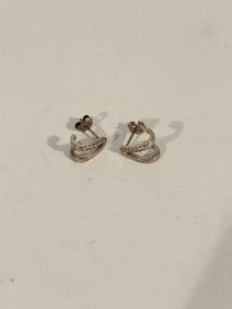 Vintage Sterling Silver post Earrings