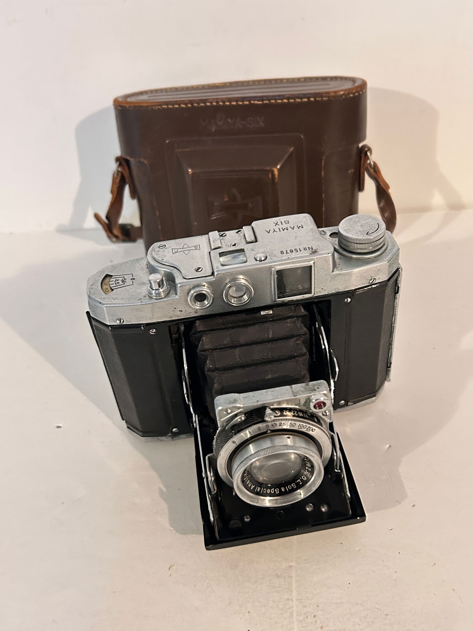 Vintage Mamiya 6 Six IV Rangefinder Film Camera Sola Special 7.5cm F3.5 Japan (1 of 10)
