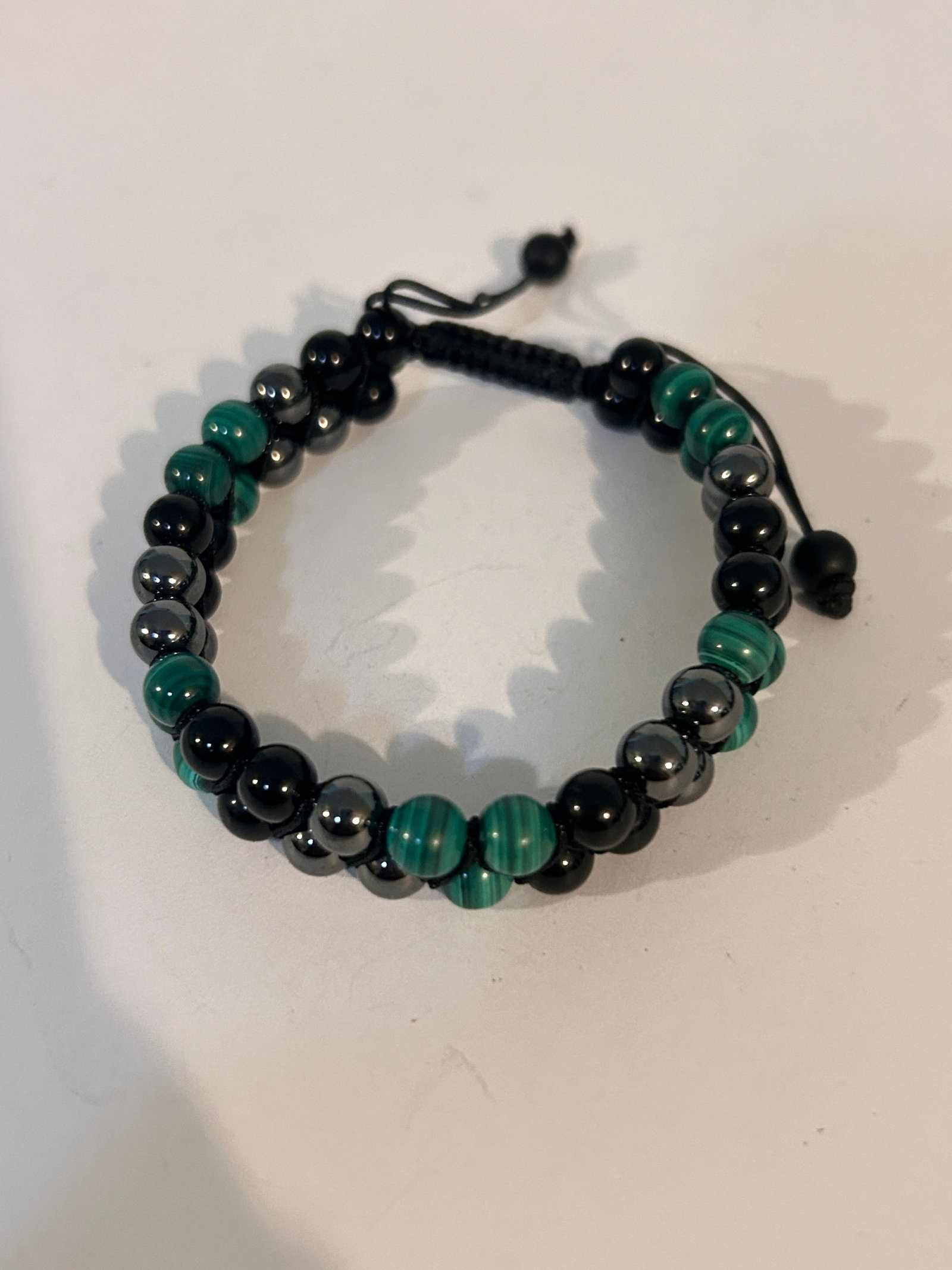 Double Green Tiger Eye Braided Dainty Healing Protection Boho Men Women Bracelet: Double Green Tiger Eye Braided Dainty Healing Protection Boho Men Women Bracelet Please view all photos as they are part of the description and condition of this Item, Feel free to contact me with que