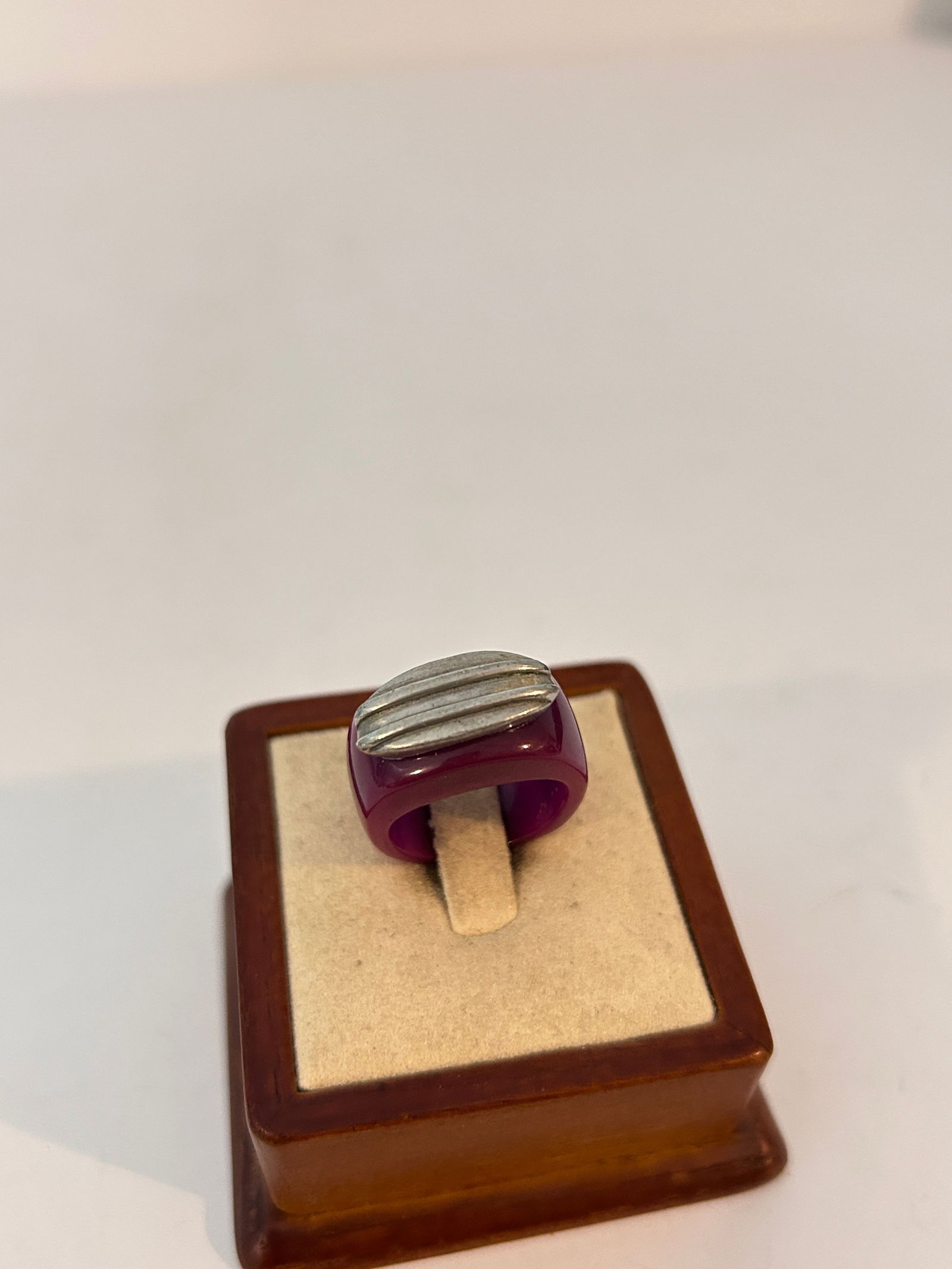 Vintage purple Acrylic Custom Ring 7 (1 of 5)