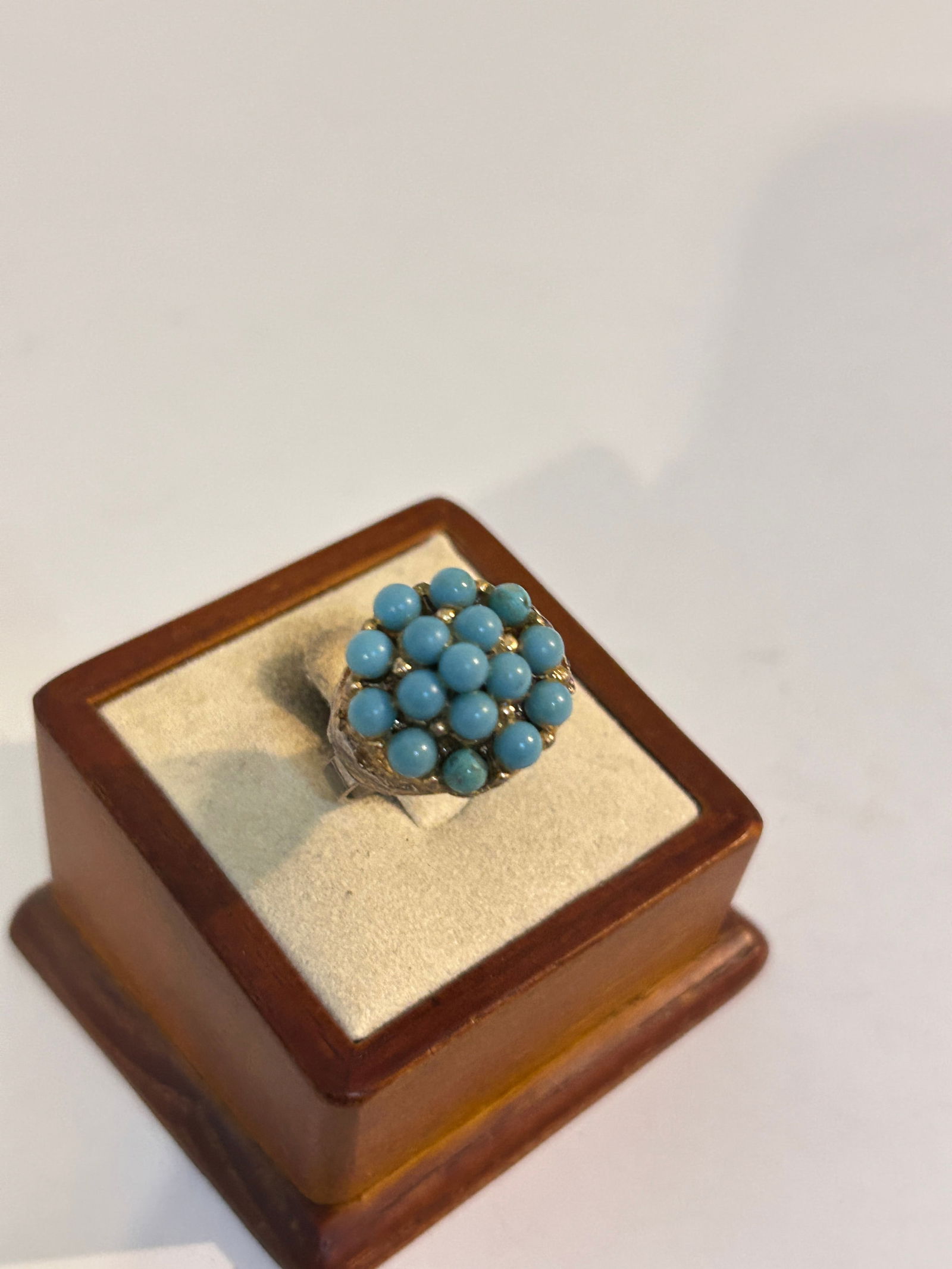 Vintage Faux Turquoise Custom Ring 8 (1 of 5)