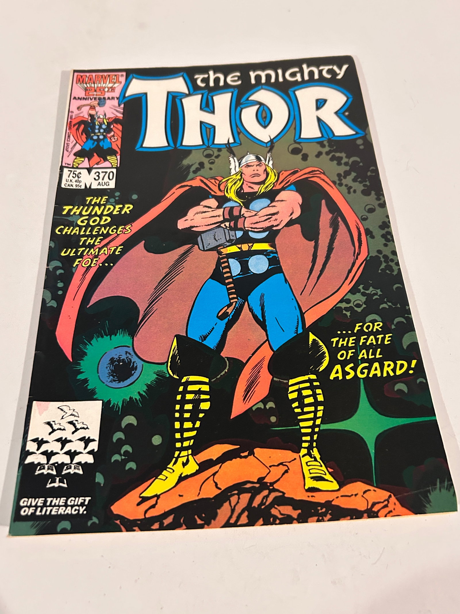 Vintage Comic Book the Mighty Thor # 370: Vintage Comic Book the Mighty Thor # 370 Please view all photos as they are part of the description and condition of this Item, Feel free to contact me with questions or picture requests! Used Item AS