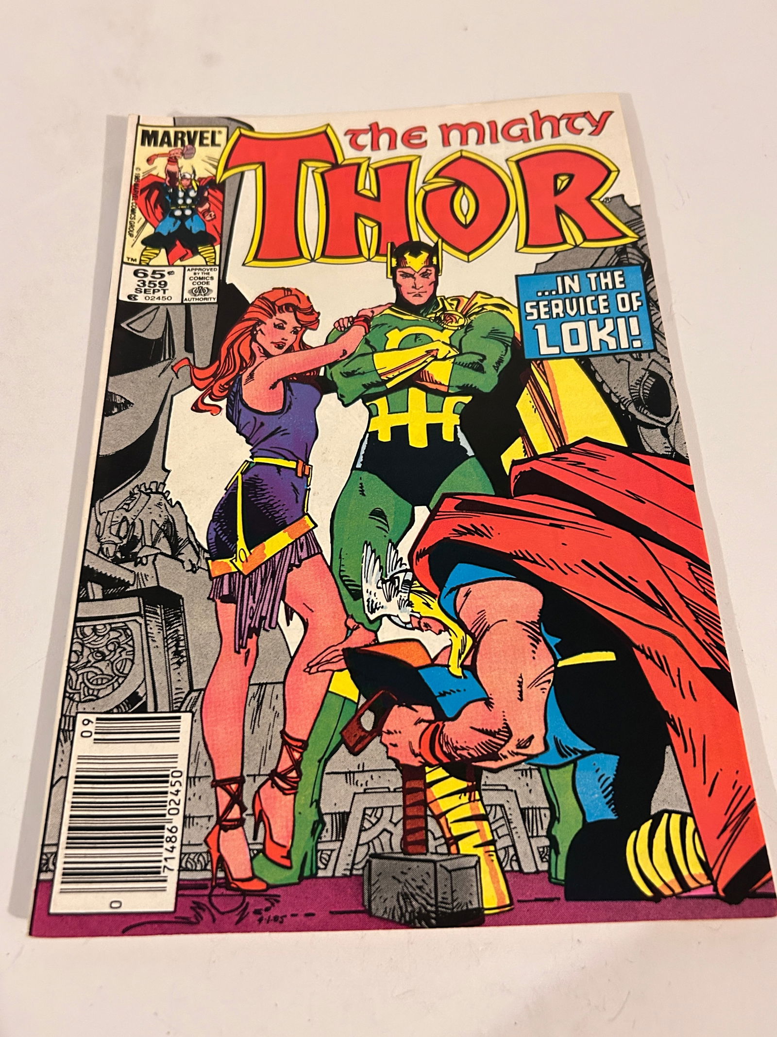 Vintage Comic Book the Mighty Thor # 359: Vintage Comic Book the Mighty Thor # 359 Please view all photos as they are part of the description and condition of this Item, Feel free to contact me with questions or picture requests! Used Item AS