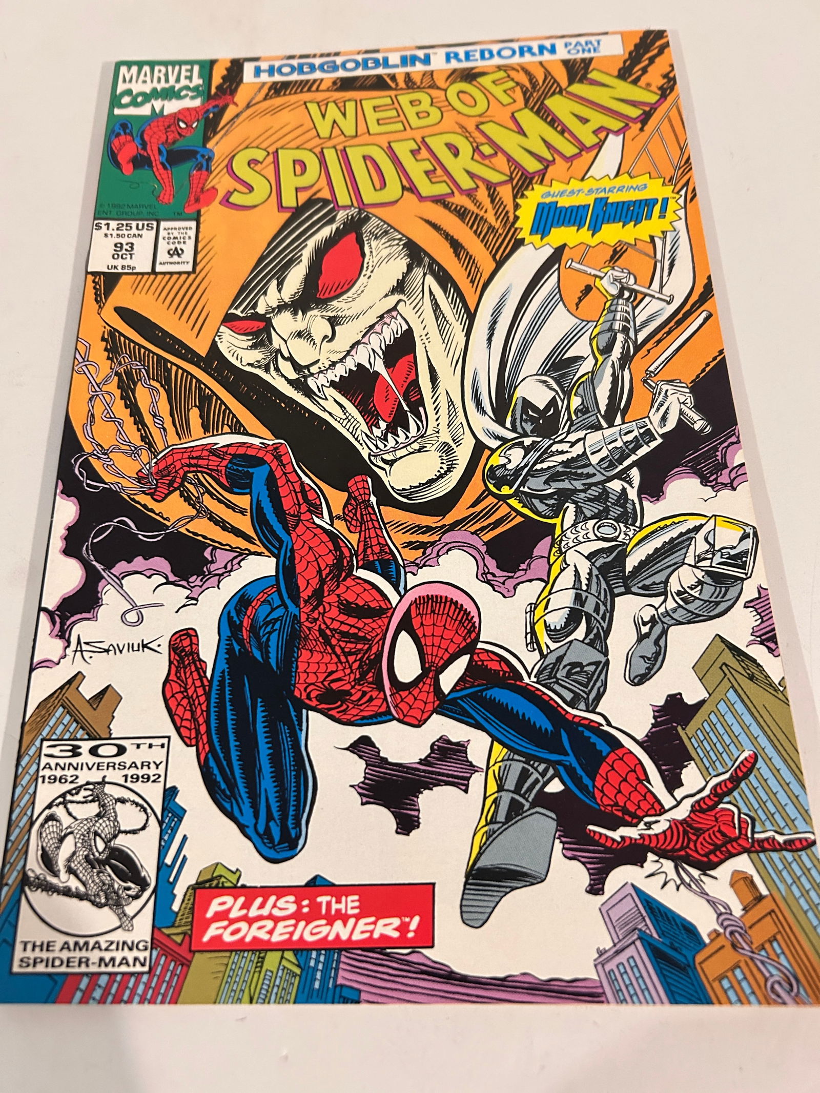 Vintage Comic Book Web of Spider-Man # 93: Vintage Comic Book Web of Spider-Man # 93 Please view all photos as they are part of the description and condition of this Item, Feel free to contact me with questions or picture requests! Used Item A