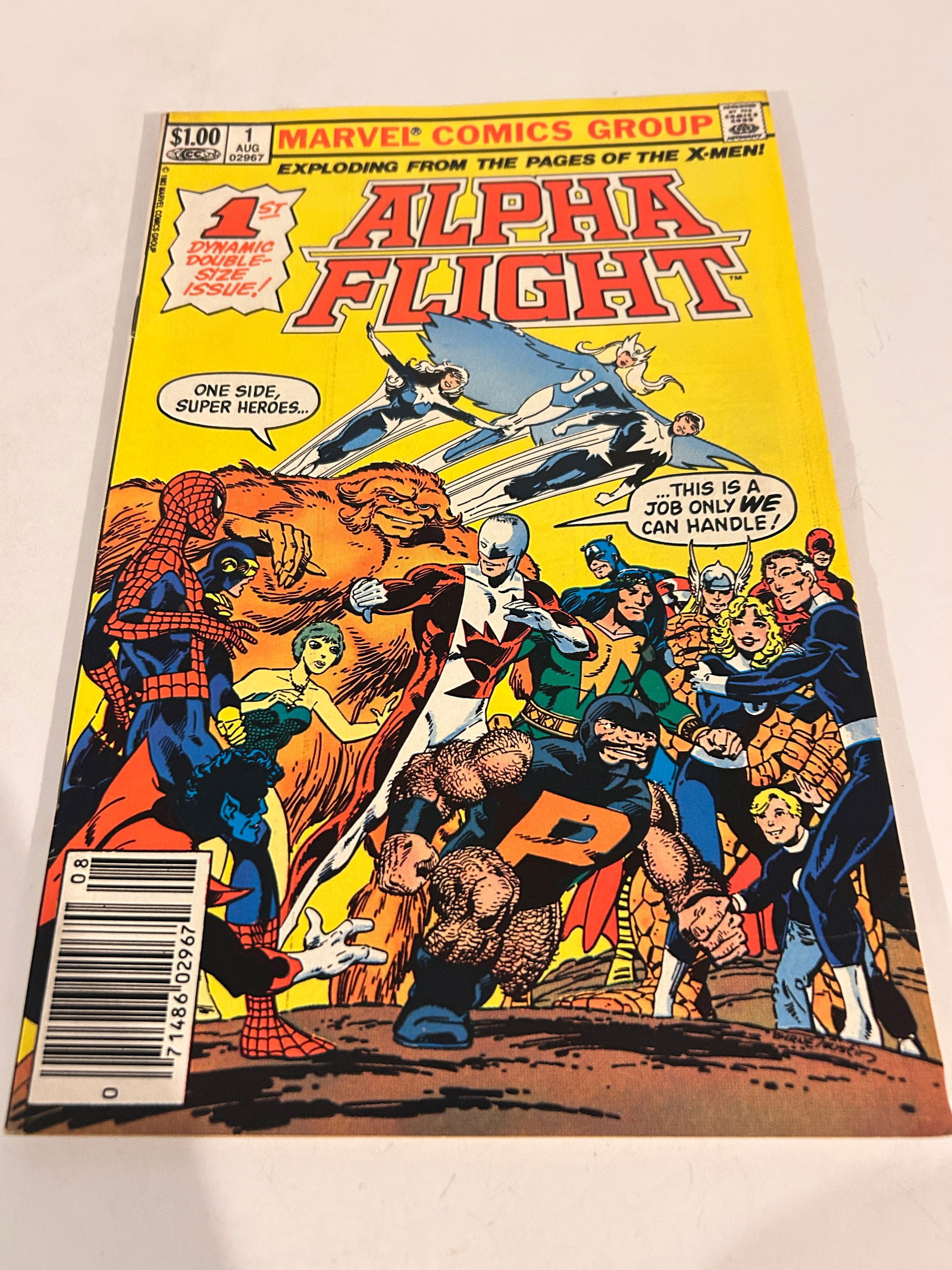 Vintage Comic Book Alpha Flight # 1: Vintage Comic Book Alpha Flight # 1 Please view all photos as they are part of the description and condition of this Item, Feel free to contact me with questions or picture requests! Used Item AS IS