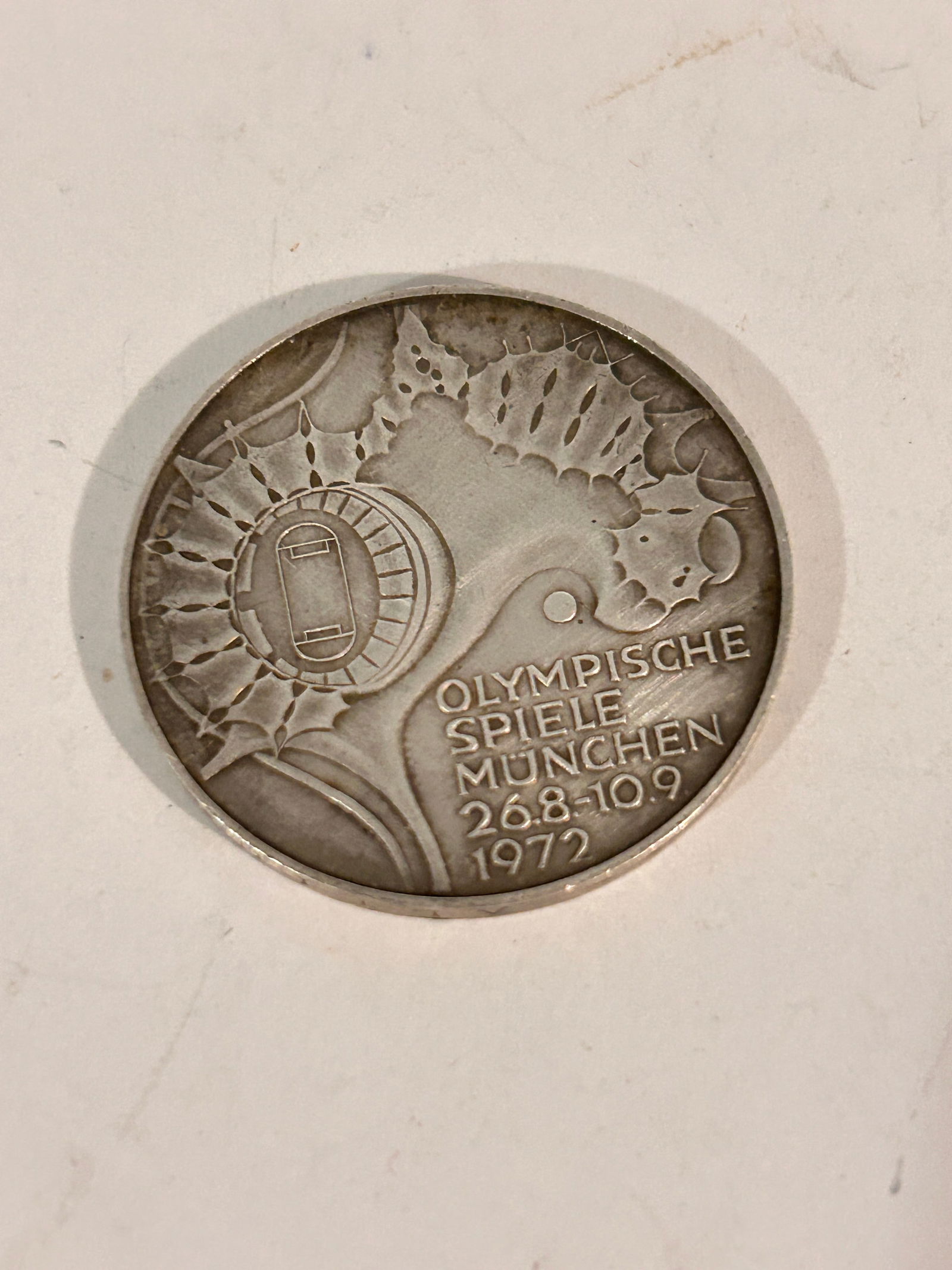 Germany - Federal Republic 10 Mark, 1972, Munich Olympics, Stadium Coin (1 of 4)