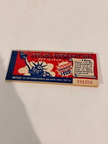 Vintage 1940 Worlds Fair tickits