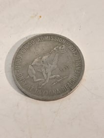 1971 Daytona Beach Florida Kennel Club Good For 50 cents Admission Token Rare Date