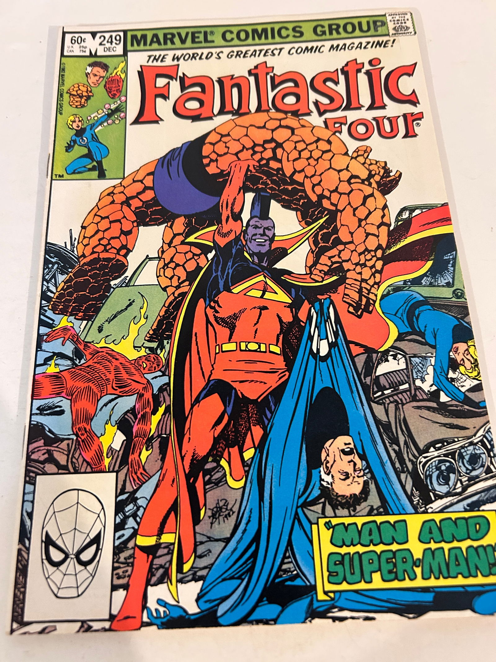 Vintage Comic Book Fantastic Four # 249: Vintage Comic Book Fantastic Four # 249 Please view all photos as they are part of the description and condition of this Item, Feel free to contact me with questions or picture requests! Used Item AS