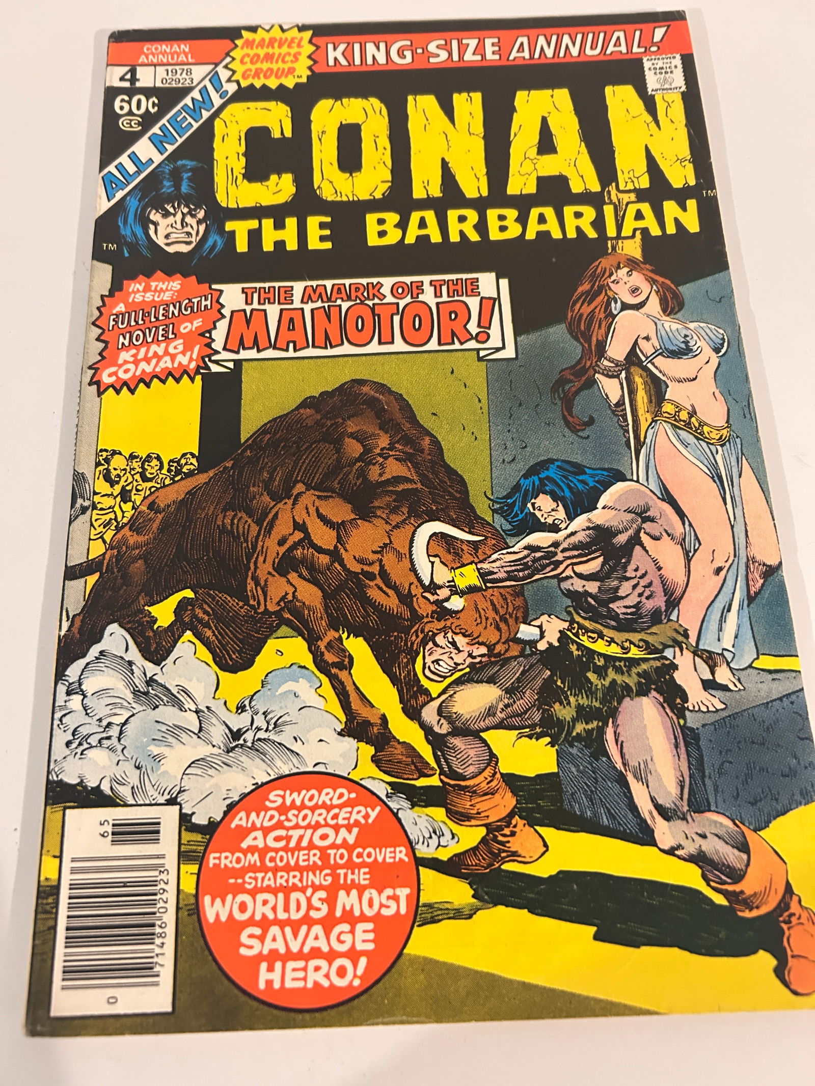 Vintage Comic Book Conan # 4 Annual (1 of 2)