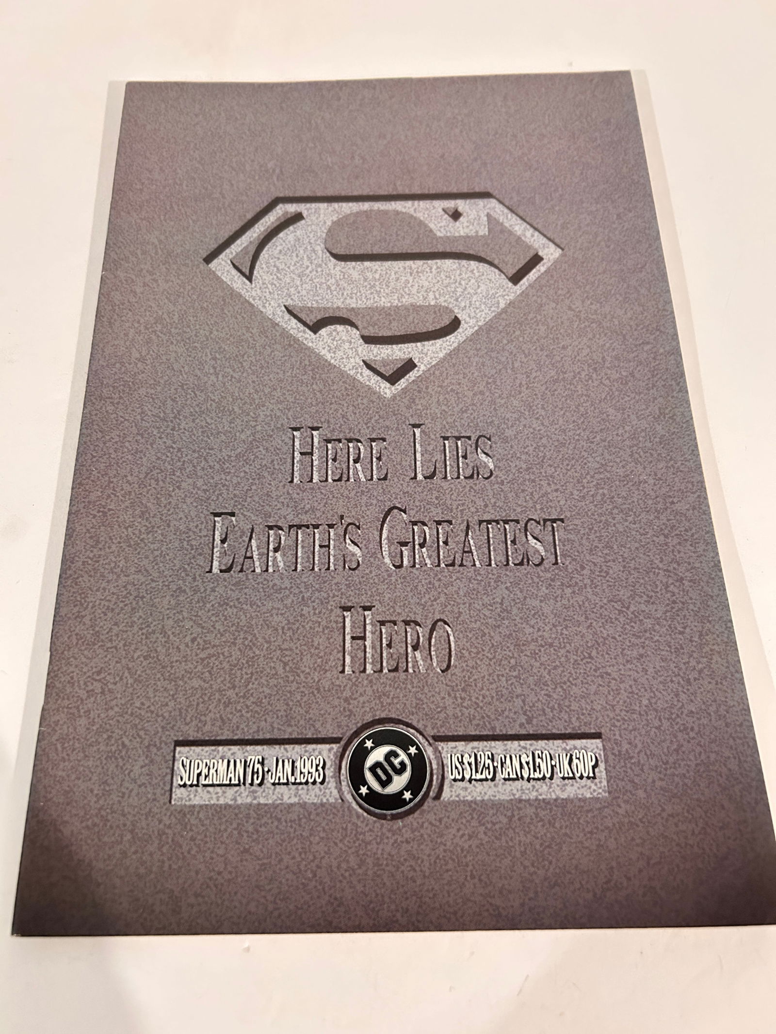 Vintage Comic Book Superman 75 (1 of 2)