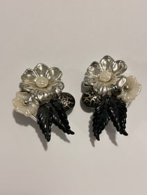 Vintage Fashion Acrylic floral Earrings
