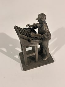 The Franklin Mint Vintage Pewter Figurine