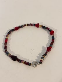 Vintage beaded Bracelet 8"