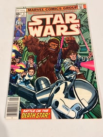 Vintage Comic Star Wars # 3 Marvel, 1977 Newsstand edition